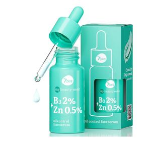 Serum za obraz z antioksidativnimi in pomirjevalnimi lastnostmi, 7Days B3 2% + ZN 0,5%, 20 ml