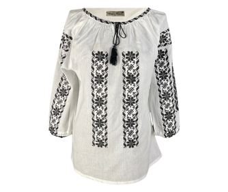 Bluza tip ie ženska R2, bela/črna