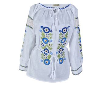 Bluza tip ie ženska R2, bela kokoš/rumena