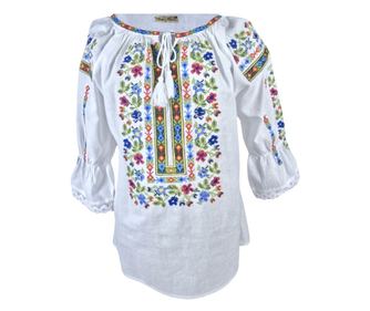Bluza tip ie ženska RD24, bela/zelena