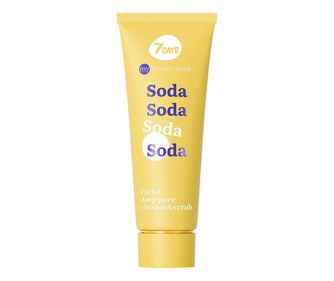 Exfoliant za obraz za zmanjšanje por, 7Days Soda, 80 ml