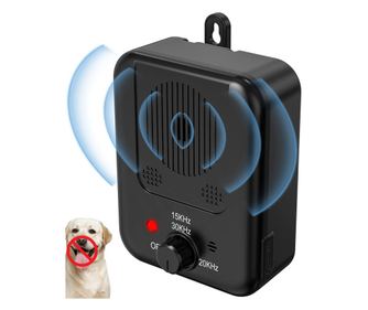 Dispozitiv anti-latrat pentru caini cu ultrasunete, Incarcare USB, Negru