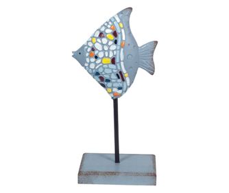 De SIGRIS Pește Trencadis pe Piedestal Figuri Marinari Colecția Marinari și Nautică Signes Grimalt Decor și Go
