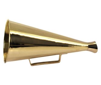 Colecția de decorațiuni nautice SIGRIS Megaphone Dorado Signes Grimalt Decor And Go