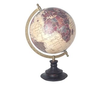 Glob metalic maro SIGRIS 34 20 22cm