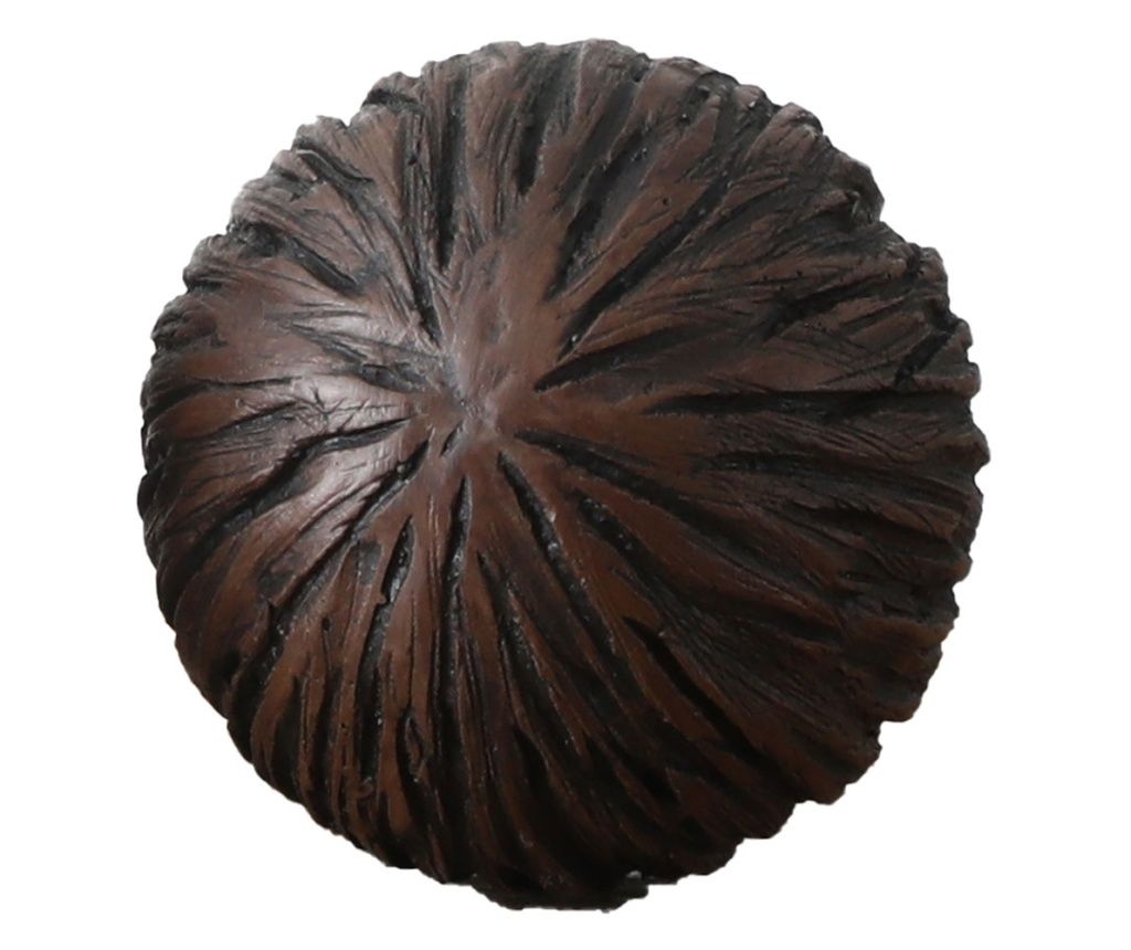 Decor And Go - Bilă decorativă din rășină gri Bilă decorativă Bilă decorativă Bile decorative Centru de masă 8x8x8cm