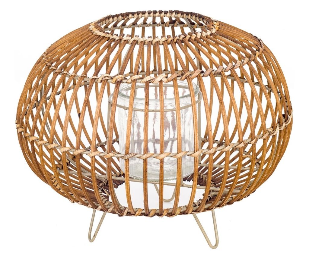 Decor And Go - brown chandelier of sword Candelabra decoration candelabra table 21x32x32cm