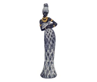 Figurină din rășină neagră Aphric Decor And Go Figurină africană figuri decorative decor salon cm
