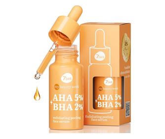 Ser za obraz z eksfoliativnim učinkom, 7DAYS AHA 5% BHA 2%, 20 ml