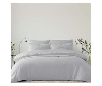 Двойно спално бельо, Majoli Bahar Home Collection, 100% памук с дантелена бродерия, 4 части, Светлосиньо, Freya Today