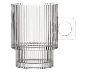 Комплект от 3 стъклени чаши за еспресо, Broadway, 90 ml