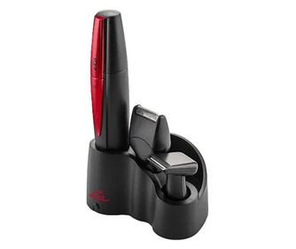 Trimmer pentru indepartarea parului nedorit din nas si urechi ETA Luis 4341 90000, 3 capete, lame din otel inoxidabil