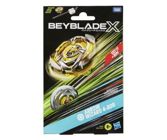 BEYBLADE X LET IT RIP SET LANSATOR IN KOLO ARROW WIZARD 4-80B