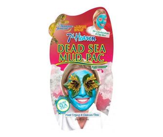 Хидратираща и детоксикираща маска за лице с екстракт от кал, 7th Heaven Dead Sea Mud, 15 гр