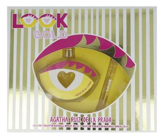 Set Toaletna voda 80 ml + Toaletna voda 10 ml, Agatha Ruiz de la Prada Look Gold
