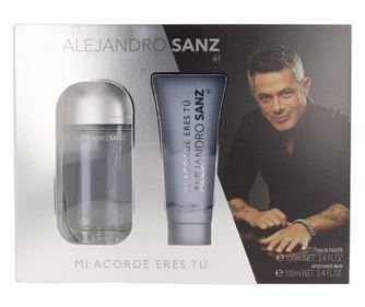 Set Toaletna voda z razpršilcem 100 ml + Losjon po britju 100 ml, Alejandro Sanz Mi Acorde Eres Tu