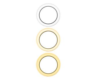 Lampa Circulara HYT®, Diametru 30cm/12 Inch, LED, Trepied 210cm, 3 Moduri de Lumina, 10 Trepte Reglaj, Alb