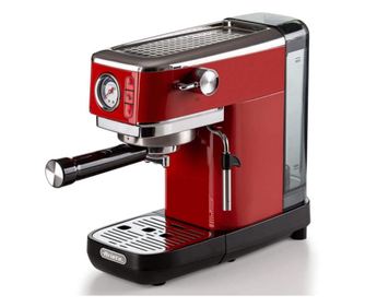 Ariete ESPRESSO SLIM MODERNA 1381/33 Kávéfőző, 1300W, 15 bar, 1.1 L, Őrölt és ESE, Piros