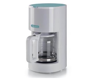 Aparat de cafea cu filtru Ariete BREAKFAST 1394/01, 12 cesti, 0.600l, Fereastra nivel apa, Alb