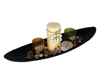 Set decorativ suport pentru lumanari parfumate "Lovely Home", Multicolor