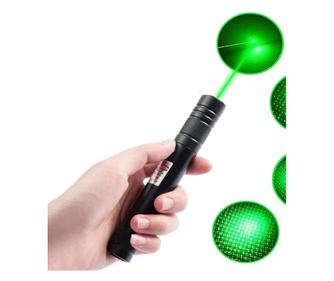 Laser Profesional LED, HYT , Cu Raza Mare De Actiune Si 5 Tipuri De Fascicul, Lumina Verde, Raza Pana La 10Km, Functionare Cu A