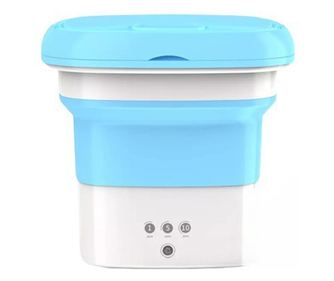 Mini masina de spalat pentru uz casnic, calatorii, drumetii, curatare si sterilizare cu ultrasunete si BlueLight, portabila, pli