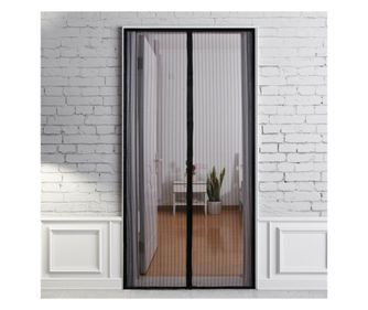 Plasa / Perdea usa anti-insecte Vivo, cu inchidere magnetica,210x100 cm, negru