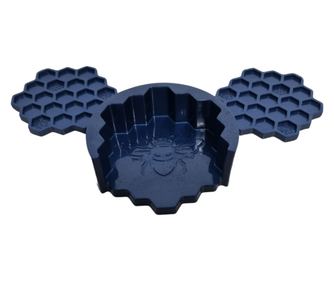 Set Suport Pahare „Honeycomb” din Rășină Epoxidică (set 4 buc.)