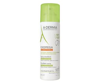 Vlažilni emolientni sprej za obraz in telo z učinkom pomirjanja in zmanjšanja draženja, A-Derma Exomega Control, 200 ml