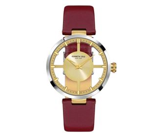 Дамски часовник Kenneth Cole кварцов злато сребро