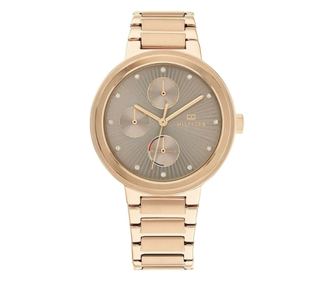 Γυναικείο Ρολόι Tommy Hilfiger Quartz ασημί χρυσό ροζ