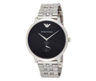 Emporio Armani pánské hodinky Quartz stříbrné
