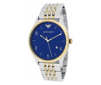 Emporio Armani pánské hodinky Quartz zlaté