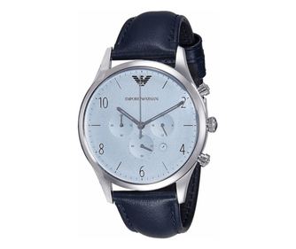 Emporio Armani pánské hodinky Quartz stříbrné