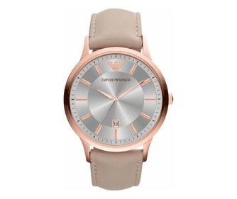 Emporio Armani pánské hodinky Quartz růžové zlato