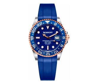 Bobroff Unisex hodinky automatické modré