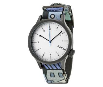 Часовник за мъже Komono Quartz черен