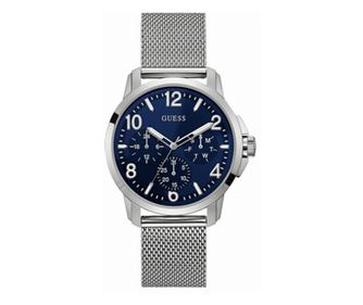 Ρολόι Ανδρικό Guess Quartz ασημί