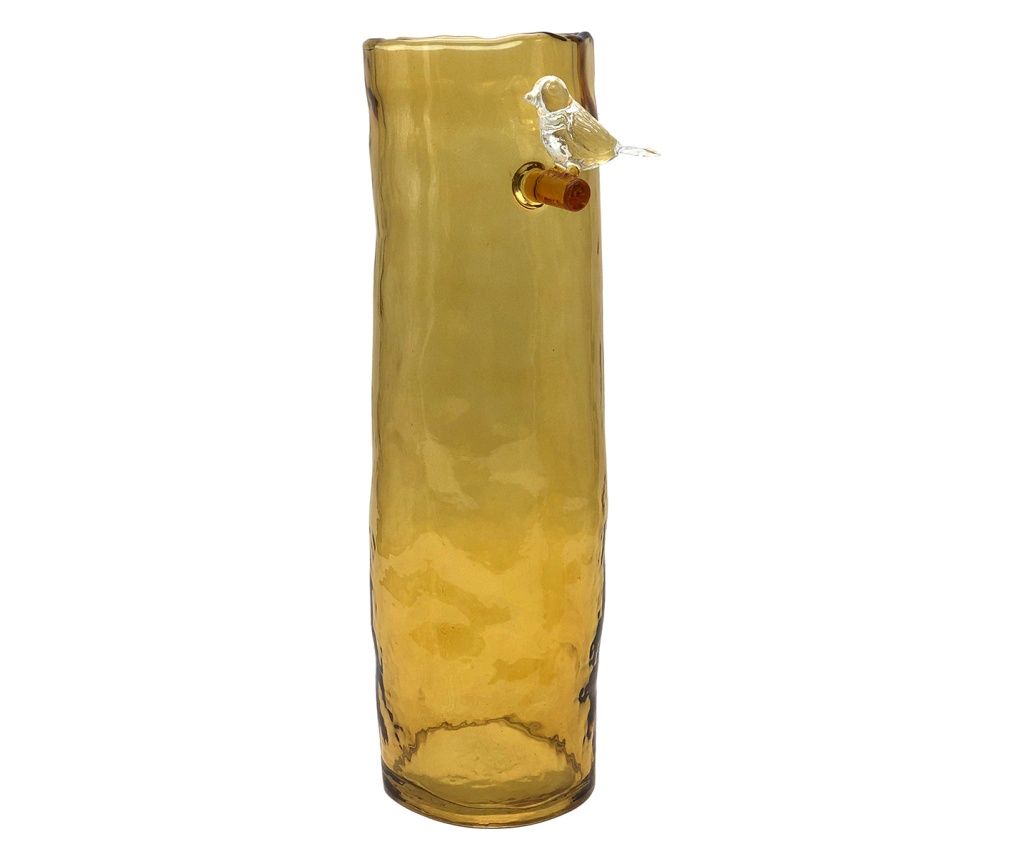 ORIGEN Home Decor Crystal vase vases and holder Green vase - 32x13x10cm