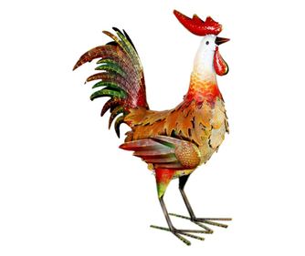 Figurină pui portocaliu - 34x15x44cm