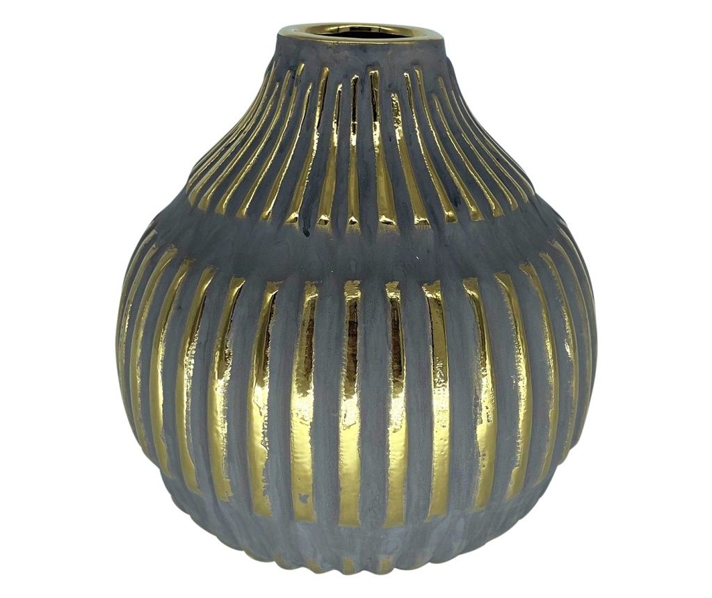 ORIGEN Home Decor Jarrón decoration vases and holder Gray vase - 21x20x20cm