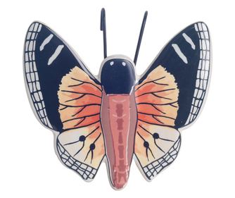 Fluturi ceramici pentru decorarea pereților de grădină