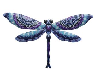 Figurină Animal Albastră Libelulă Grădină ORIGIN Home Decor - 19x31x1cm