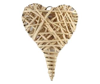 Figurină pandantiv inimă mică ORIGEN Home Decor portocaliu 25x20x5cm