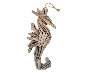Decorațiuni pentru casă ORIGIN Pandantive căluț de mare Figură maro - 42x20x3cm