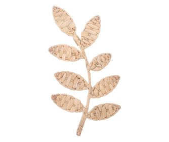 Decorațiune de perete ORIGEN Home Decor - Poze cu frunze - Decorațiune de perete pentru grădină Maro 36x20x1cm