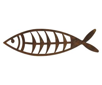 Ornament ORIGEN Home Decor 2U Aplice din metal negru 9x30x1cm - Decorațiune de perete pentru grădină