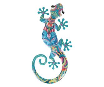 Figurină șopârlă albastră pentru grădină ORIGEN Home Decor - 46x21x2cm