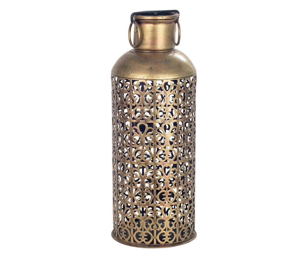 ORIGEN Decor Home Small ethnic golden tin vase