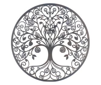 Decorațiune de perete din metal, design stil etnic
